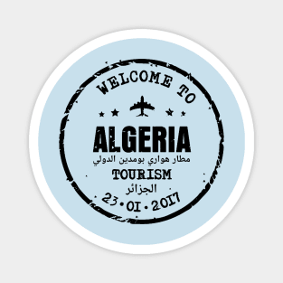 Algiers Houari Boumediene Airport passport stamp Magnet